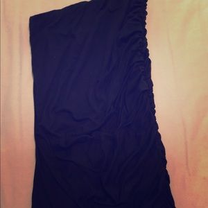 Alice and Olivia Strapless Cotton Dress